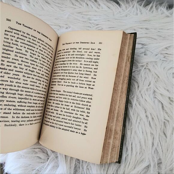 1909 HARDCOVER BOOK- THE TRAGEDY OF THE DESERTED ISLE BY WARREN WOOD author sign - Picture 7 of 9